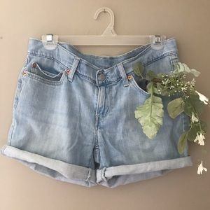 Levi Strauss & Co. Denim Boyfriend Shorts